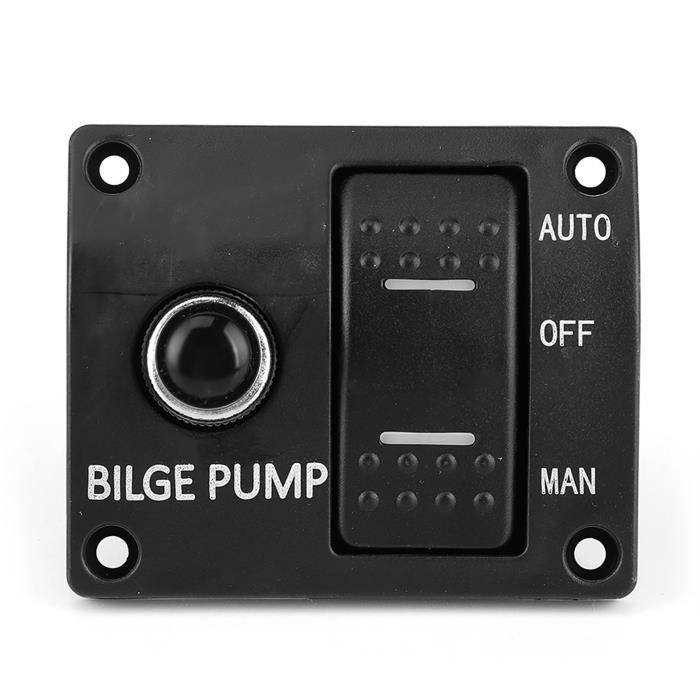 Panneau de commutation de voiture Panneau de Commutation 3 Gangs, RéSistant à la Corrosion DC12V Panneau de commutation de voiture Panneau de Commutation 3 Gangs, RéSistant à la Corrosion DC12V