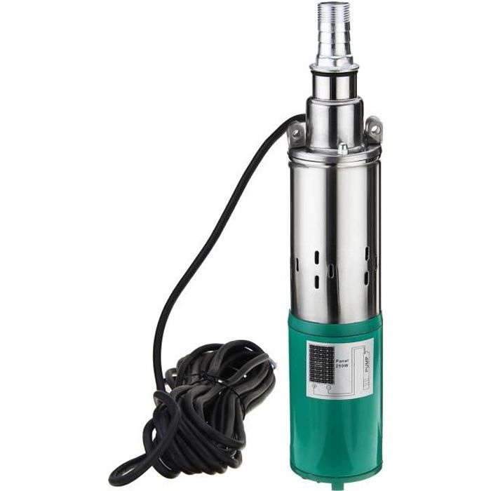 Tempsa Pompe à Eau Solaire Submersible Profond Dc 24v 260w 12m³h 3500rmin