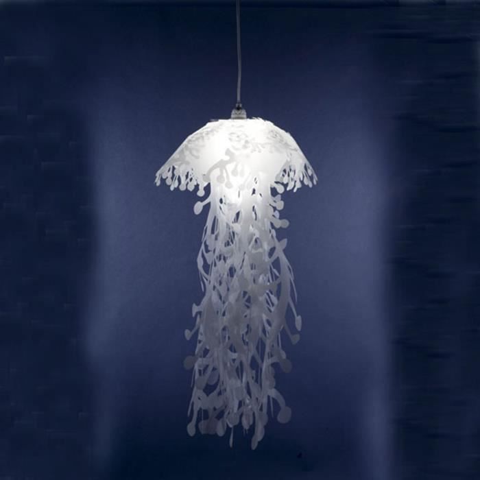LED Lampe De Plafond Suspension Lustre Abat-jour Méduse ...