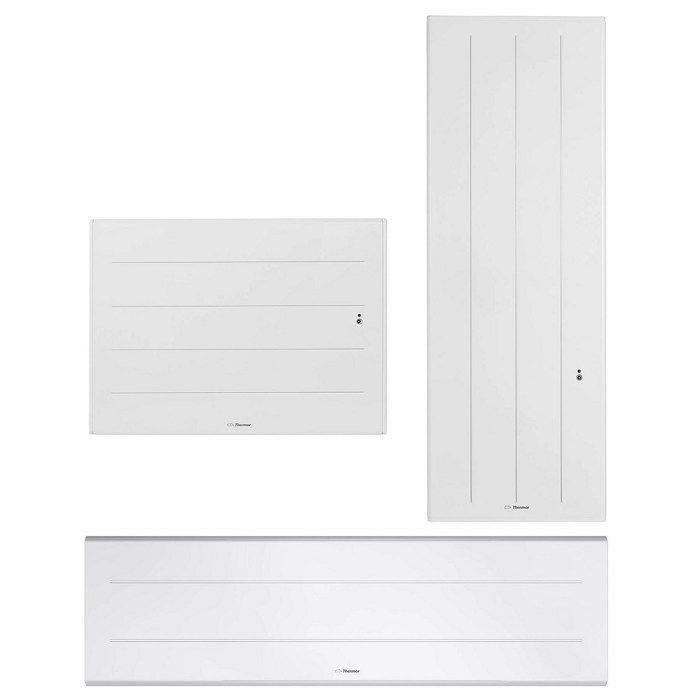 Radiateur à inertie électrique - Thermor - Ovation 3 - 2000W - Blanc - Chaleur douce - Connecté