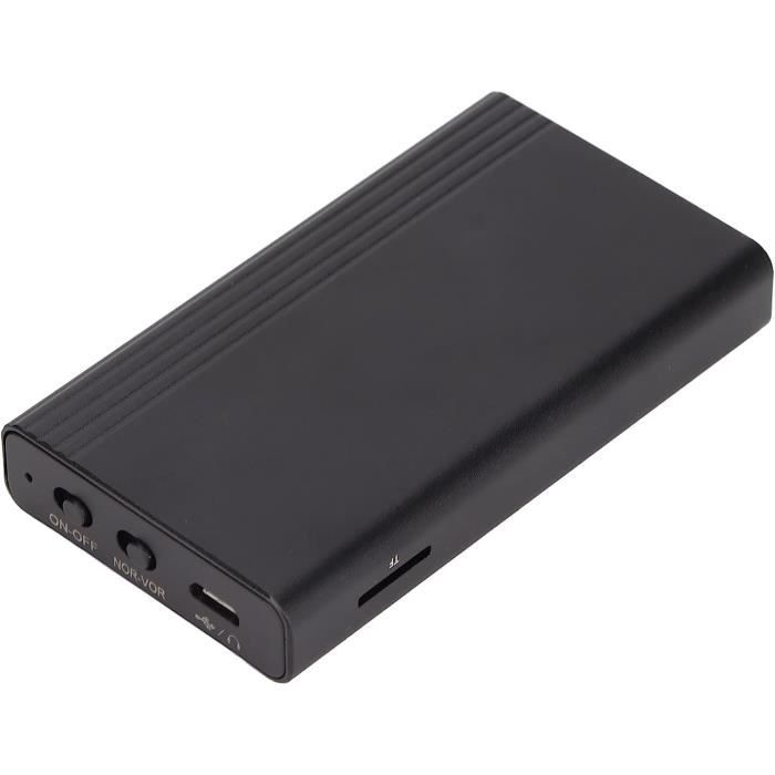 Mini Enregistreur Vocal Numérique USB - Activation Par La Voix - 28h D'autonomie - 8 Go - Lecteur MP3