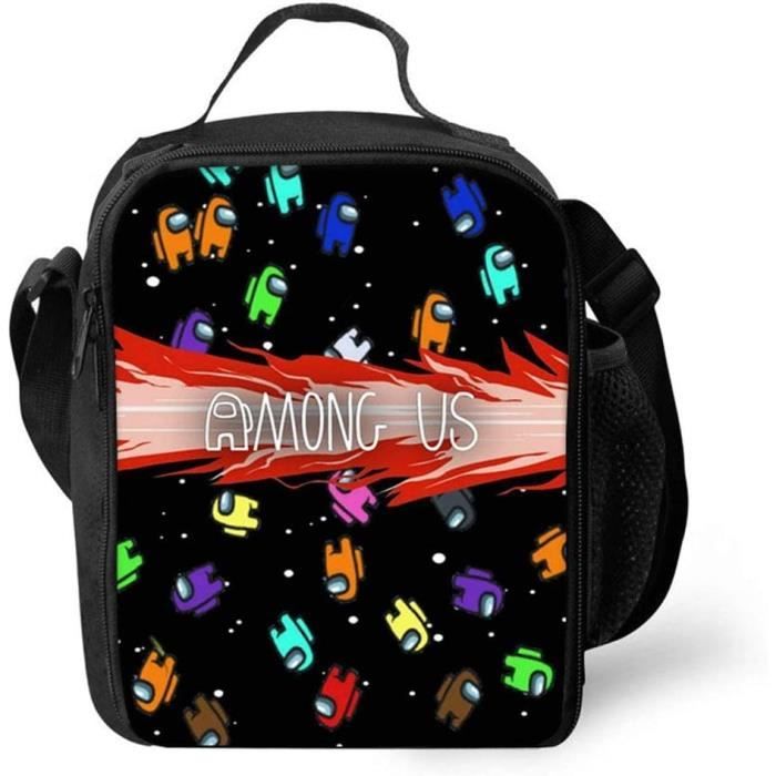 Sacs à Lunch Isothermes Imprimés De Chiens Pour Adultes - Noir