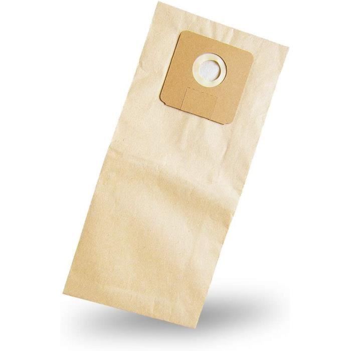 Lot De 10 Sacs Aspirateur Compatibles Hilti - Neufs En Papier, Blanc, Dimensions 12.5x8.9x2.44 Pouces