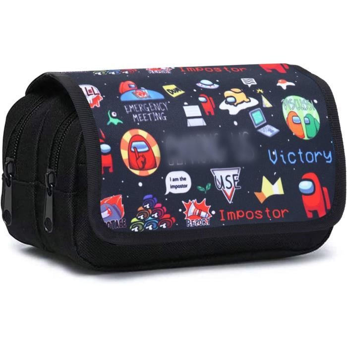 Trousse À Crayons Scolaire, Grande Capacité Crayon Sacs Avec 2