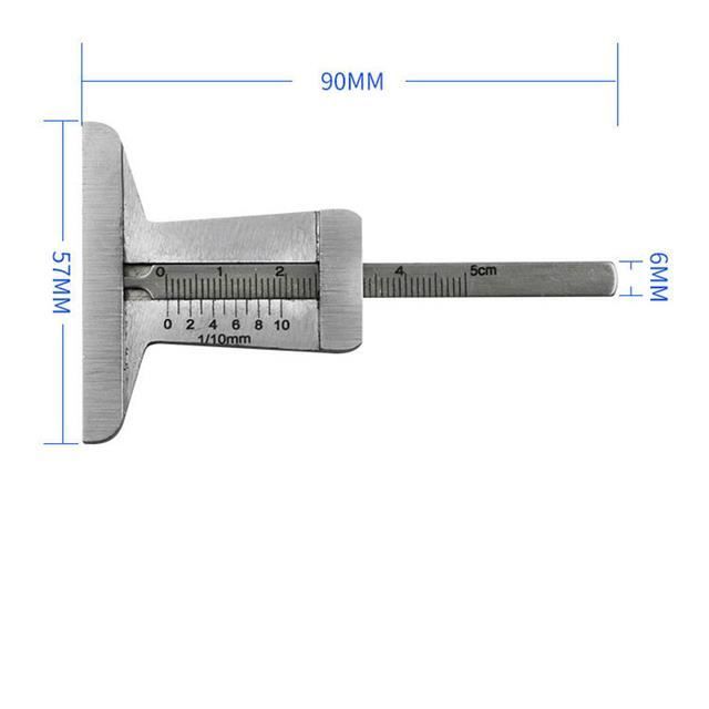 MANOMETRE,2--Jauge de profondeur de bande de roulement de voiture en ...