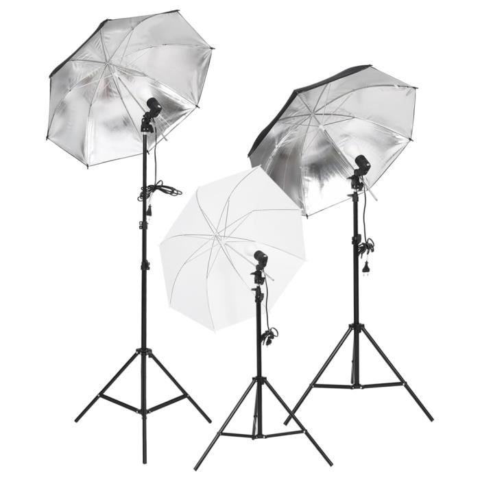 Digital Club Kit d'éclairage studio photo avec toiles de fond et