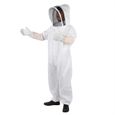 Apiculture professionnelle Gants de costume de protection apiculteur protéger l'équipement combinaison XXL-1