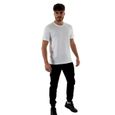 tee shirt calvin klein jeans embro badge yaf bright white-1