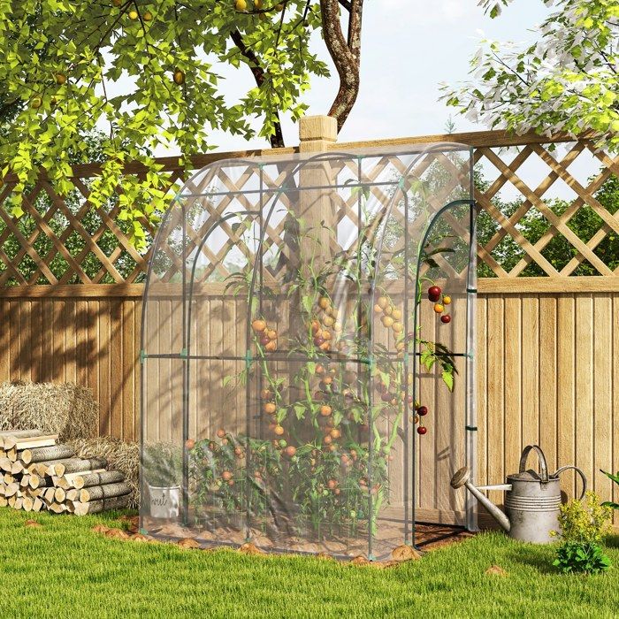 Outsunny Serre de jardin PE, serre de balcon, bâche renforcée Outsunny Serre de jardin PE, serre de balcon, bâche renforcée