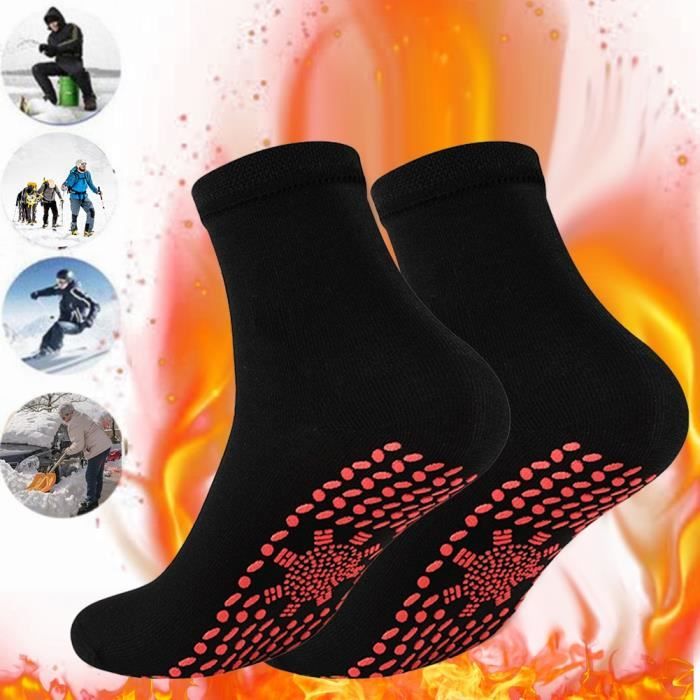 Blanc - Chaussettes chauffantes confortables et multifonctions pour Sports  d'hiver, Anti-gel, respirantes pou - Cdiscount Electroménager