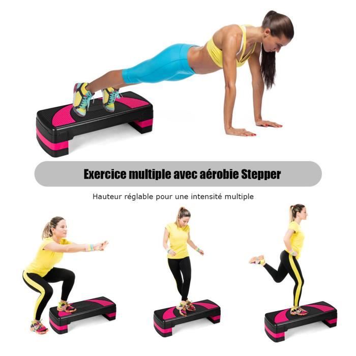 Stepper Escalier Pour Maison Step Fitness Mixnexorad - Marchepied Réglable, Antidérapant, Pour Maison Ou Salle De Sport Stair Stepper Monte Escalier