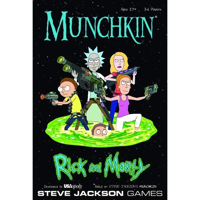 Jeux Societe - Usaopoly Usomu085434 Munchkin : Rick And Morty Jeu
