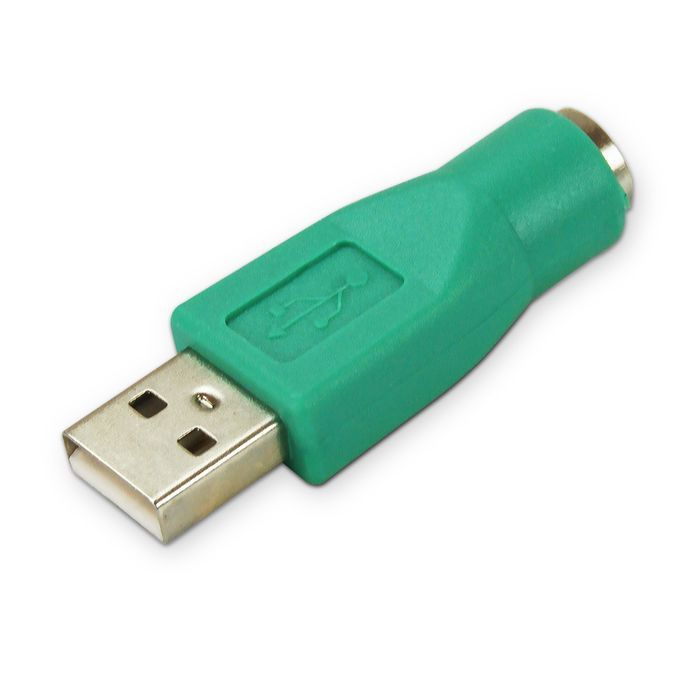 Convertisseur USB Vers Double PS/2 - Adaptateur Clavier Et Souris USB Vers PS2 - Plug & Play Compatible Windows, Mac, Linux