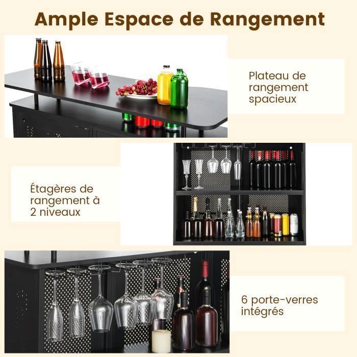 Mini Bar En Bidon D'essence 20L - Avec 8 Accessoires (verres, Flasque, Etc.) - Cadeau Homme, Pêche, Camping