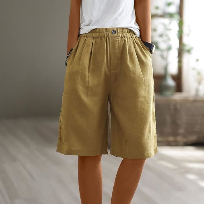 Bermuda large top femme