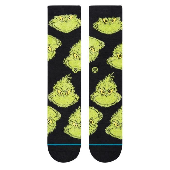 Pack De Chaussettes The Grinch - Lot Multipack Homme/Ado - Cadeau Original Et Respirant Pour Noël