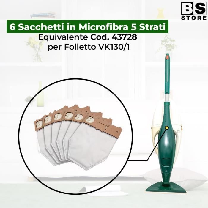 KIT 12 Sacchi / Sacchetti (Microfibra) 12 Profumini 2 Filtri MOTORE