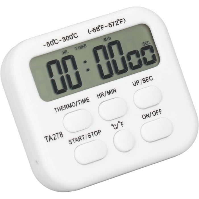 Delaman Thermomètre numérique au Chocolat - Lecteur de température