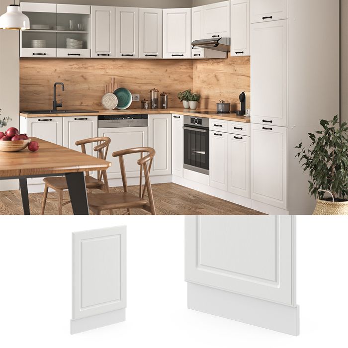 Vicco Façade de lave-vaisselle R-Line, Anthracite Haute brillance, 45cm sans PT | Leroy Merlin