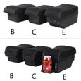 Ligne noire e1 - Boîte de rangement pour accoudoir de voiture, pour citroën Berlingo, accessoires LED USB, po-2