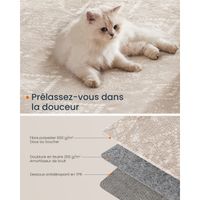 Tapis Motif Cerf Debout 80x150 Cm - Beige/crème, Neuf Avec étiquettes, Bonnes Affaires