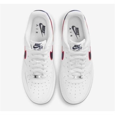 air force 1 07 trainers white noble red f