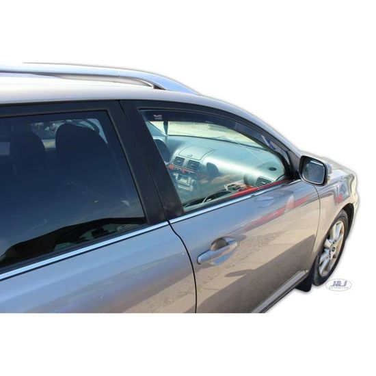 Déflecteurs De Vent Heko 4 Pièces – Compatible Hyundai Ix35 2010-2015 – Aération Pluie & Anti-Bruit
