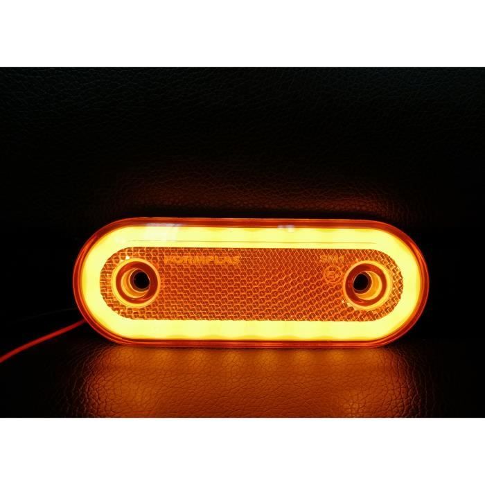Feux De Position LED NEWFUN - Lot De 30 Pour Remorques Et Camions (12V/24V, 3000K) - Rouge/Jaune/Blanc