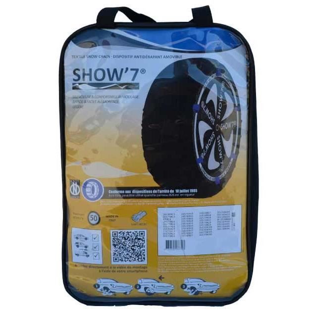 Chaussette chaine neige textile pneu 225-40R18 haute résistance - Cdiscount  Auto