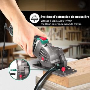 Scie circulaire compacte 4 A WORX WX420L Versacut avec lames assorties et guide laser, 3 3/8 po