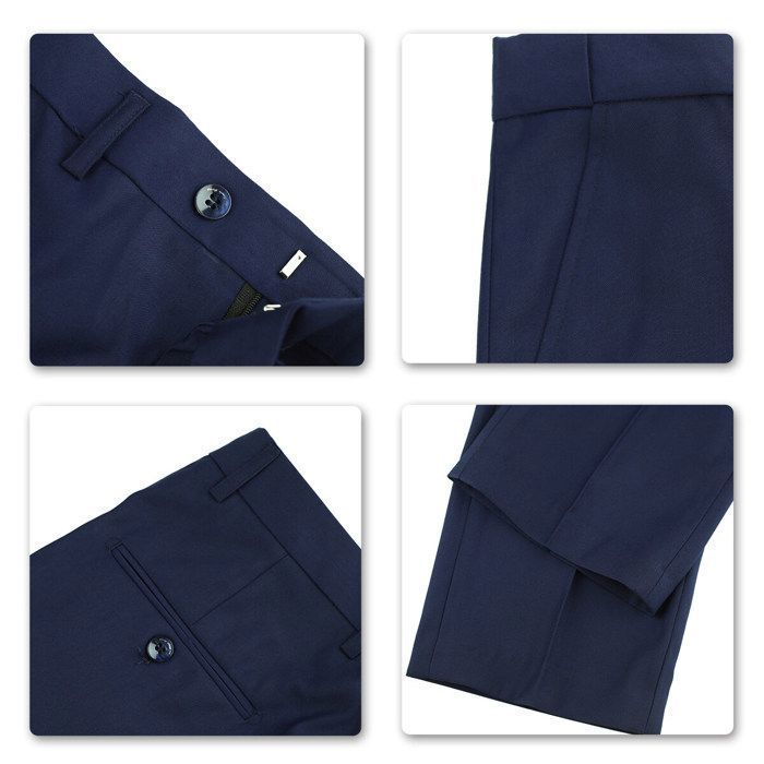 Costume Homme 2 Pièces Slim Fit Allthemen - Veste + Pantalon - Idéal Mariage Et Affaires - Couleur Pure