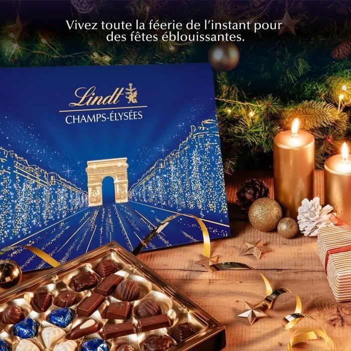 LINDT Boîte de chocolat Assorti Champs-Elysées - 469 g - Cdiscount