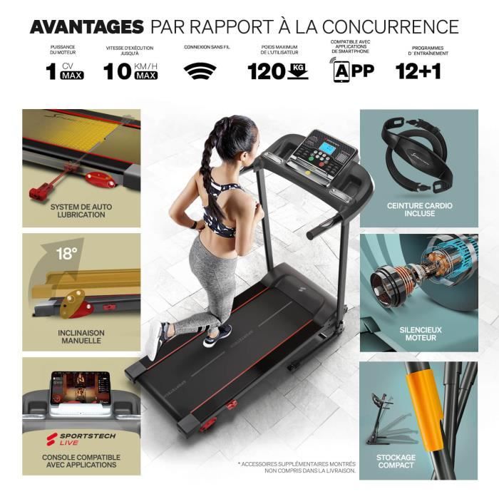 Sportstech shop treadmill f10
