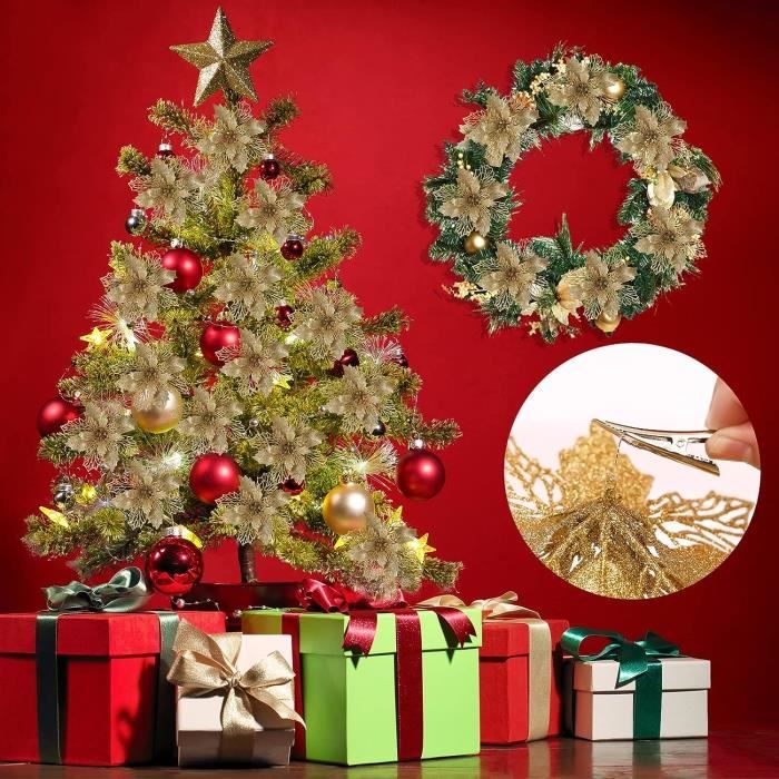 Fleurs Noël Artificielles Paillettes 4 Fleurs De Noël Artificielles à Paillettes – Poinsettia Rose 28 Cm – Décoration Sapin, Couronne, Intérieur Décoration Sapin Couronne Scintillante Fleurs Noël Artificielles Paillettes 4 Fleurs De Noël Artificielles à Paillettes – Poinsettia Rose 28 Cm – Décoration Sapin, Couronne, Intérieur Décoration Sapin Couronne Scintillante
