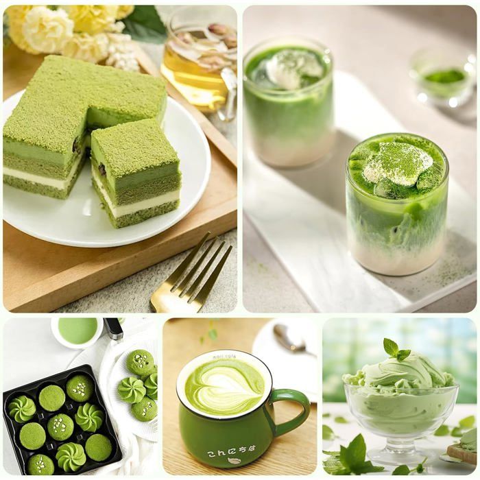 Kit Matcha Japonais Réutilisable - Fouet En Résine, Support Céramique, Cuillère Inclus