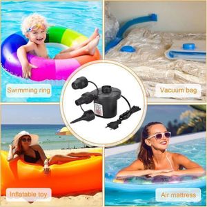 Pompe à air électrique pour matelas gonflables - Pompe à matelas à air rechargeable 2000 mAh - Pompe à air portable sans fil, pompe à gonflage rapide pour matelas pneumatique de camping Pompe à air électrique pour matelas gonflables - Pompe à matelas à air rechargeable 2000 mAh - Pompe à air portable sans fil, pompe à gonflage rapide pour matelas pneumatique de camping