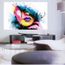 Tableau Peinture à Huile Portrait Toile Painting Abstraite Moderne Art Déco  Mur @HTP - Achat / Vente tableau - toile - Cdiscount