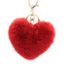 Porte Clef Pompom Porte Clef Femme Forme De Coeur Fantaisie Porte