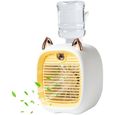 1 Mini Ventilateur Climatiseur Portable, Réservoir 270ml, Refroidisseur D'air USB 3 Vitesses Pour Bu ACCESSOIRES FABRICATION MAISON