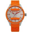 Superdry Scuba Solar Reloj para Hombre Analógico de Cuarzo japonés con Brazalete de Goma SYG125O