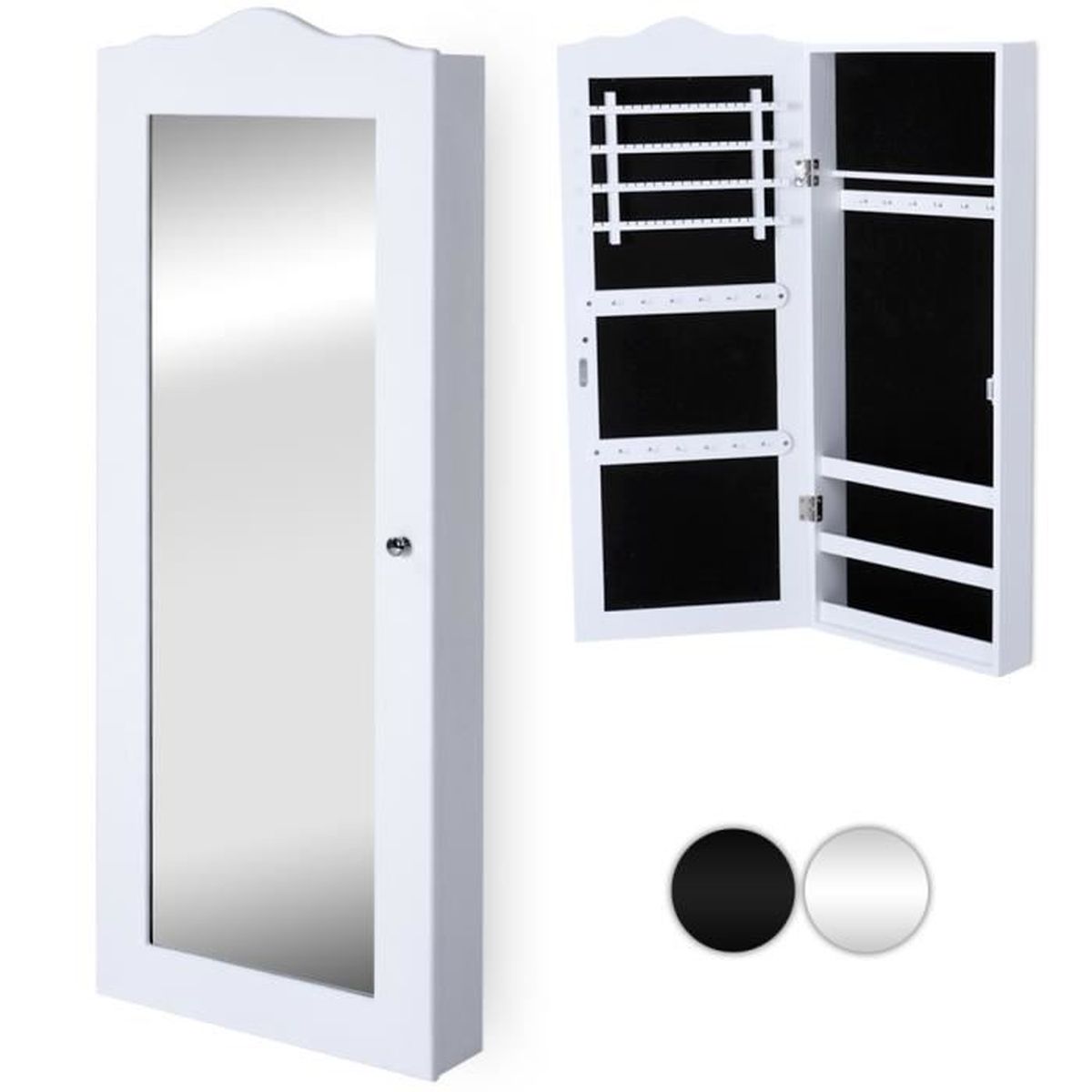 Armoire A Bijoux Miroir Porte Achat Vente Pas Cher