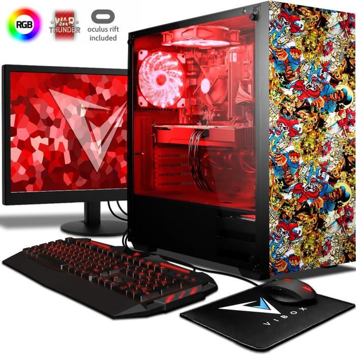  Killstreak VRTR56-191 VR PC Gamer avec Oculus