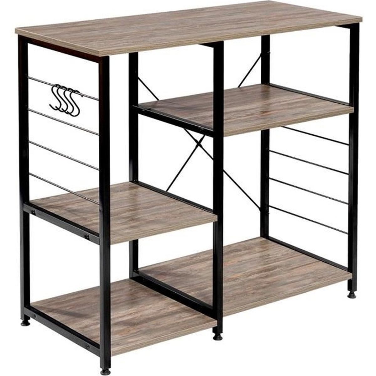 Woltu Etagere Four A Micro Ondes Etagere De Cuisine En Metal Et