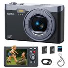JEEMAK Appareil Photo Numérique Compact Caméra vidéo 1080P 50MP - 2,8" écran LCD - Zoom 16X - Appareil Photo Compact Enfant Adolescent