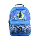 BAGTROTTER Sac à dos 2 compartiments Ligue 1 Football Bleu