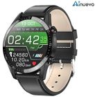 IAMS CHIEN Smartwatch Ainuevo L13 Montre Connectée Bluetooth 4.0 IP68 Etanche pour Samsung Sony Huawei Xiaomi Android Cuir Noir
