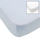 BABYCALIN 2 Draps Housse Bébé Blanc Ciel 60 x 120 cm Jersey - 130gr/m²