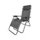 HABITAT ET JARDIN Fauteuil de jardin relax zéro gravité "Sintra" - Noir