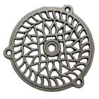 Grille de ventilation en fonte fixe - JARDINIER MASSARD - Ronde Ø 130mm - Matières Fonte - Type de pose Fixe