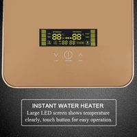 Atyhao Chauffe-eau instantané Tankless Water Heater,8.5Kw 220V Electric Constant Tankless Water Heater outillage douche